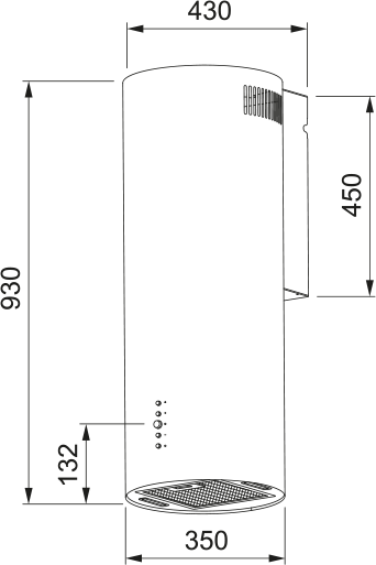 Вытяжка Franke Вытяжка Franke AXIS 35 WH (335.0706.919)