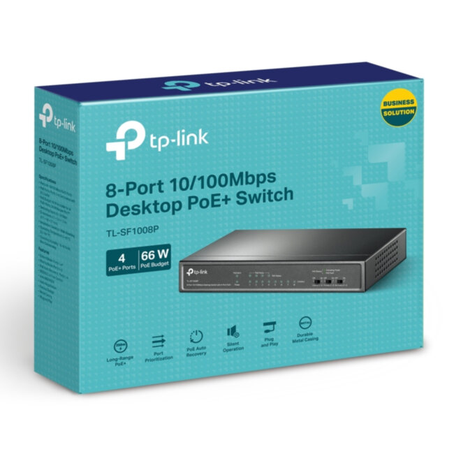 Коммутатор TP-Link TL-SF1008LP Коммутатор TP-Link TL-SF1008LP