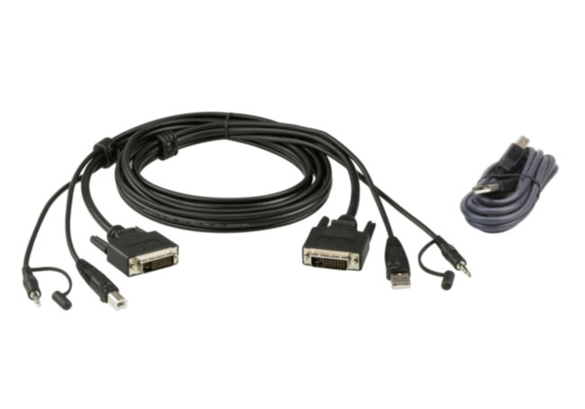 Комплект кабелей USB, DVI-D Dual Link для защищенного KVM-переключателя (3м) ATEN 2L-7D03UDX4