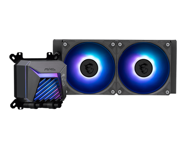 Система жидкостного охлаждения MSI MAG CORELIQUID A15 240 Black Система жидкостного охлаждения MSI MAG CORELIQUID A15 240 Black