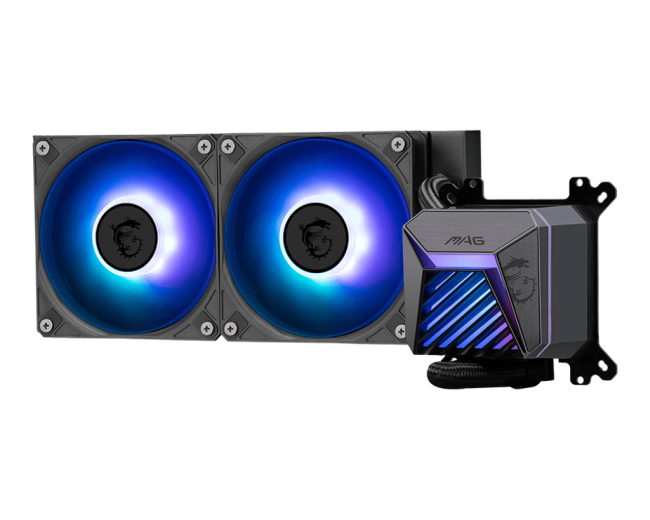 Система жидкостного охлаждения MSI MAG CORELIQUID A15 240 Black Система жидкостного охлаждения MSI MAG CORELIQUID A15 240 Black