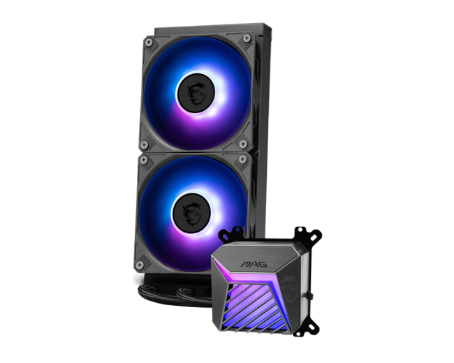 Система жидкостного охлаждения MSI MAG CORELIQUID A15 240 Black Система жидкостного охлаждения MSI MAG CORELIQUID A15 240 Black