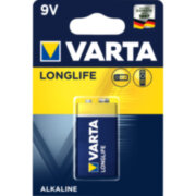Батарейка Varta LONGLIFE Крона 6LR61 BL1 Alkaline 9V (4122) (1/10/50) VARTA 04122101411 Батарейка Varta LONGLIFE Крона 6LR61 BL1 Alkaline 9V (4122) (1/10/50) VARTA 04122101411