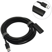 Активный кабель-удлинитель Vention USB 3.0 AM/AF с усилителем - 5м Черный Vention CBMBJ