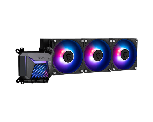 Система жидкостного охлаждения MSI MAG CORELIQUID A15 360 Black Система жидкостного охлаждения MSI MAG CORELIQUID A15 360 Black