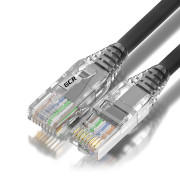 GCR Патч-корд 20.0m UTP кат.6, серый, коннектор ABS, 24 AWG, ethernet high speed 10 Гбит/с, RJ45, T568B, GCR-55427 Greenconnect GCR-55427