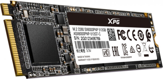 Твердотельный накопитель XPG SX6000 Pro ASX6000PNP-512GT-C Твердотельный накопитель XPG SX6000 Pro ASX6000PNP-512GT-C
