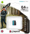 Карта памяти Kingston 64GB microSDXC Canvas Go Plus 170R A2 U3 V30 Card W/O ADP Kingston SDCG3/64GBSP