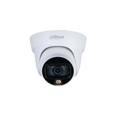 Уличная купольная IP-видеокамера Full-color, 2Мп; 1/2.8 CMOS; объектив 2.8мм; чувствительность 0.0017лк@F1.0 сжатие: H.265+ H.265 H.264+ H.264 MJPEG; 2 потока до 2Мп@25к/с; LED-подсветка до 30м; встроенный микрофон; защита: IP67; питание: 12В(DC) PoE Dahu