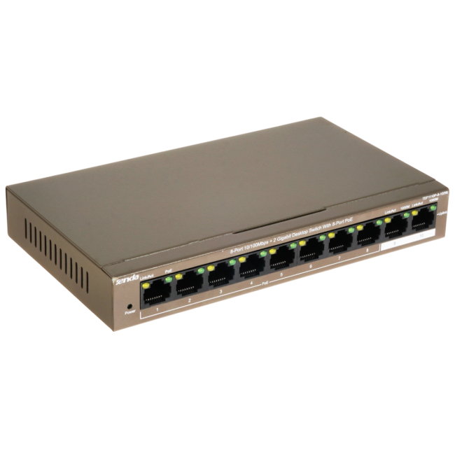 Коммутатор Tenda TEF1110P-8-102W