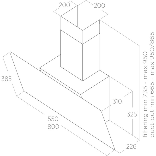 Вытяжка ELICA ELICA JUST DRY BL/A/55-PRF0193729 Вытяжка ELICA ELICA JUST DRY BL/A/55-PRF0193729