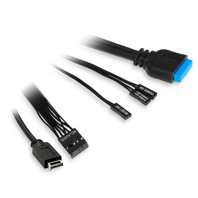 Корпус без блока питания HSPD M740-TGBK Корпус без блока питания HSPD M740-TGBK