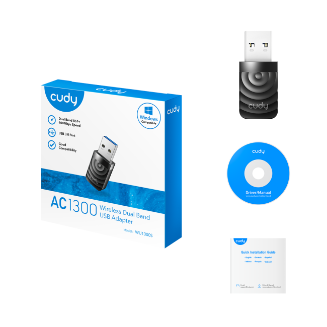 Адаптер Wi-Fi Cudy WU1300S Адаптер Wi-Fi Cudy WU1300S
