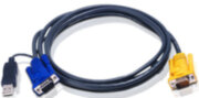 Шнур, мон., клав.+мышь USB, SPHD15=>HD DB15+USB A-Тип, Male-2xMale,  8+4 проводов, опрессованный,   1.8 метр., черный ATEN 2L-5202UP Шнур, мон., клав.+мышь USB, SPHD15=>HD DB15+USB A-Тип, Male-2xMale,  8+4 проводов, опрессованный,   1.8 метр., черный ATEN 2L-5202UP