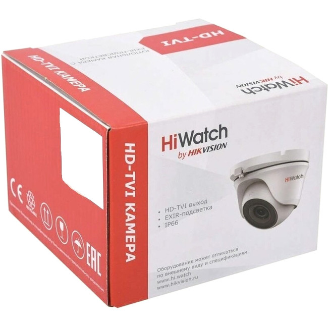 2Мп уличная купольная HD-TVI камера с EXIR-подсветкой до 20м Камера видеонаблюдения HD-TVI уличная HIWATCH DS-T203(B) (2.8 mm) 2Мп уличная купольная HD-TVI камера с EXIR-подсветкой до 20м Камера видеонаблюдения HD-TVI уличная HIWATCH DS-T203(B) (2.8 mm)