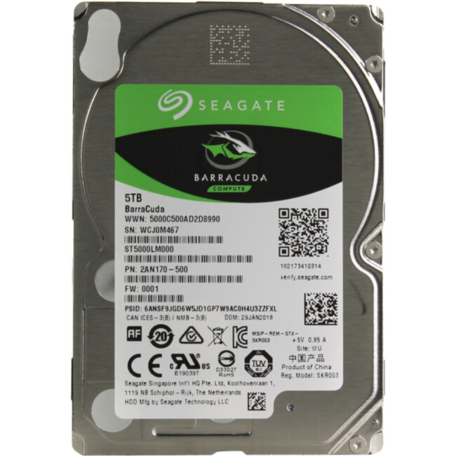 Жесткий диск Seagate BarraCuda ST5000LM000