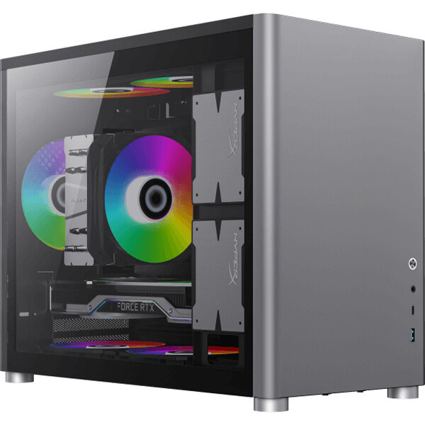 Компьютерный корпус, без блока питания mATX GameMax Spark Black