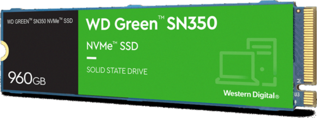 Твердотельный накопитель WD Green SN350 WDS960G2G0C