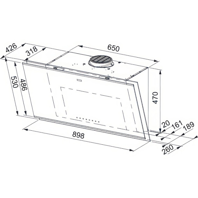 Вытяжка Franke FMY PRO 907 FM BK/IX Franke 330.0682.352