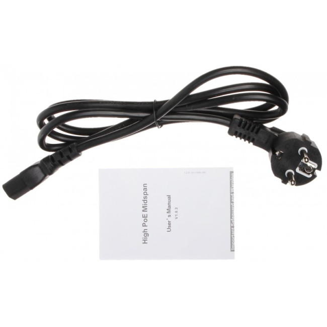 Гигабитный РОЕ инжектор для PTZ видеокамер Dahua мощностью 60W 0макс. расстояние до 300м возможность подключения 3-х IP видеокамер совместаная работа с PFT1300 Dahua DH-PFT1200