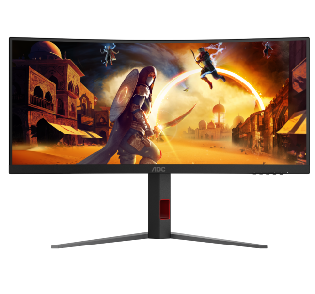 Монитор AOC CU34G4 34'', Curved, 3440x1440, VA, 180hz, 80M:1, 300cd, 0.5ms, 2xHDMI 2.0, DP 1.4, H. adj 130mm, pivot, VESA, 3Y, Black/red AOC CU34G4 Монитор AOC CU34G4 34'', Curved, 3440x1440, VA, 180hz, 80M:1, 300cd, 0.5ms, 2xHDMI 2.0, DP 1.4, H. adj 130mm, pivot, VESA, 3Y, Black/red AOC CU34G4