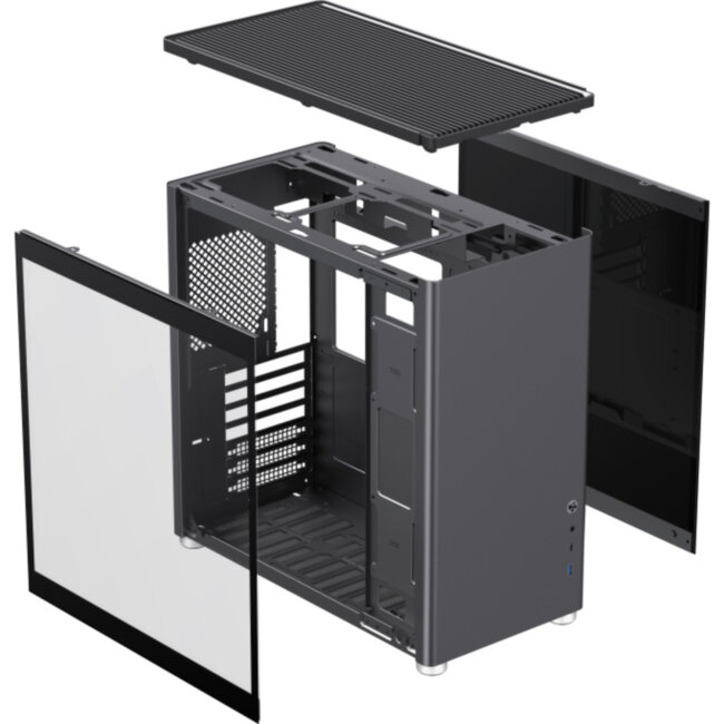 Компьютерный корпус, без блока питания ATX GameMax Spark Pro Black