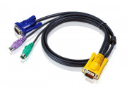 Кабель KVM PS/2 "гидра" 1.8м SP15 M(Y)-- HD15M/MINIDIN6M ATEN 5202P Кабель KVM PS/2 "гидра" 1.8м SP15 M(Y)-- HD15M/MINIDIN6M ATEN 5202P