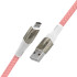 GCR Кабель 1.7m MicroUSB series MERCEDES, PINK NYLON, супер быстрая зарядка, 28/22 AWG, GCR-51955 Greenconnect  USB 2.0 Type-AM - microUSB 2.0 (m) 1.7м