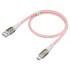 GCR Кабель 1.7m MicroUSB series MERCEDES, PINK NYLON, супер быстрая зарядка, 28/22 AWG, GCR-51955 Greenconnect  USB 2.0 Type-AM - microUSB 2.0 (m) 1.7м