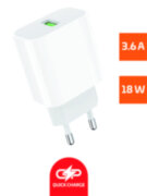 Сетевое З/У GoPower GPQC07 1USB 18W QC3.0 белый GoPower 00-00022767 Сетевое З/У GoPower GPQC07 1USB 18W QC3.0 белый GoPower 00-00022767