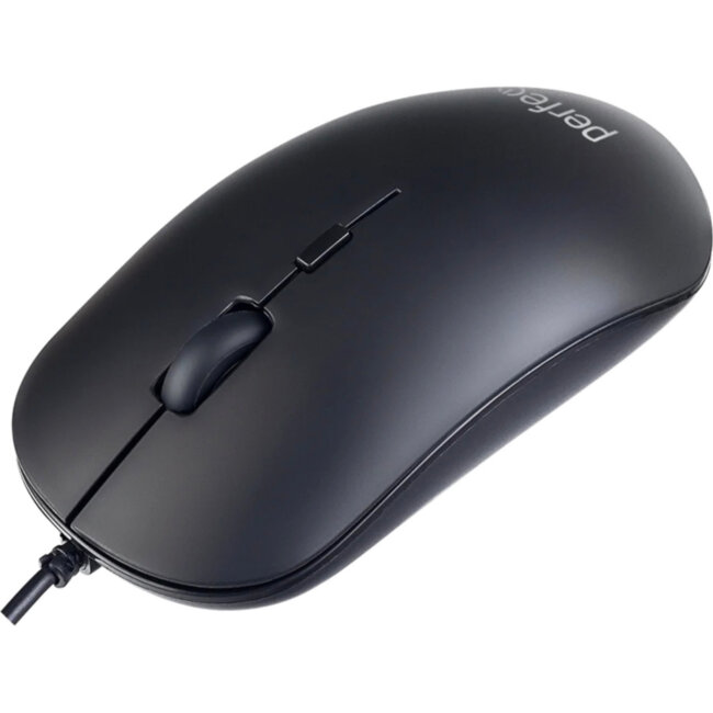 Мышь Perfeo «LUMP», оптическая 4 кнопки, DPI 800-1600, USB, чёрная Perfeo Lump (PF_B4896)