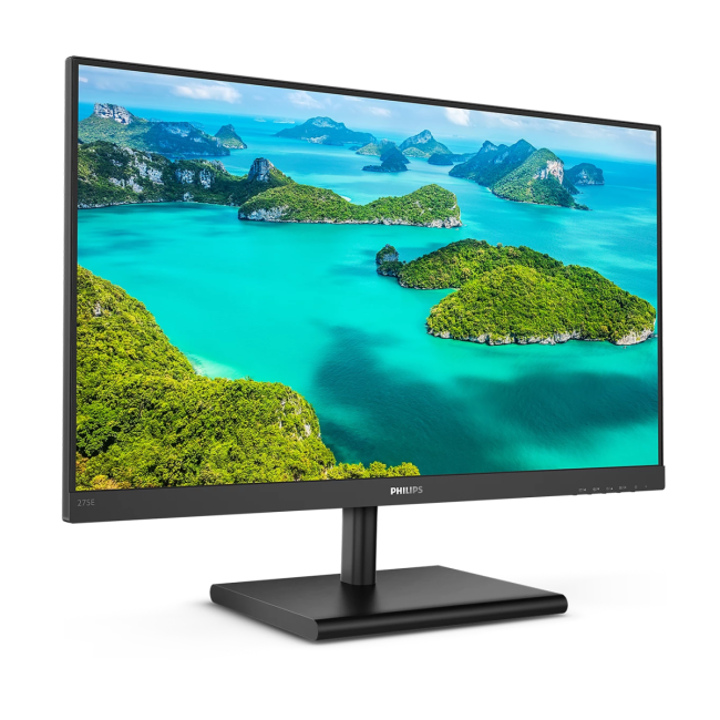 Монитор Philips 275E1S 27'', 2560x1440, IPS, 75hz, 50M:1, 250cd, 4ms, VGA, HDMI, DP 1.2, VESA, 3Y, Black Philips 275E1S Монитор Philips 275E1S 27'', 2560x1440, IPS, 75hz, 50M:1, 250cd, 4ms, VGA, HDMI, DP 1.2, VESA, 3Y, Black Philips 275E1S