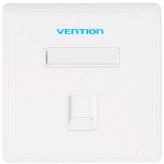 Лицевая панель Vention настенная (тип 86) под модуль Keystone 1 порт Белая Vention IFDW0 Лицевая панель Vention настенная (тип 86) под модуль Keystone 1 порт Белая Vention IFDW0