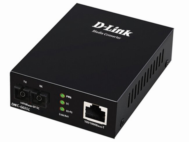 Медиаконвертер Медиаконвертер D-Link DMC-G02SC (DMC-G02SC/A1A)