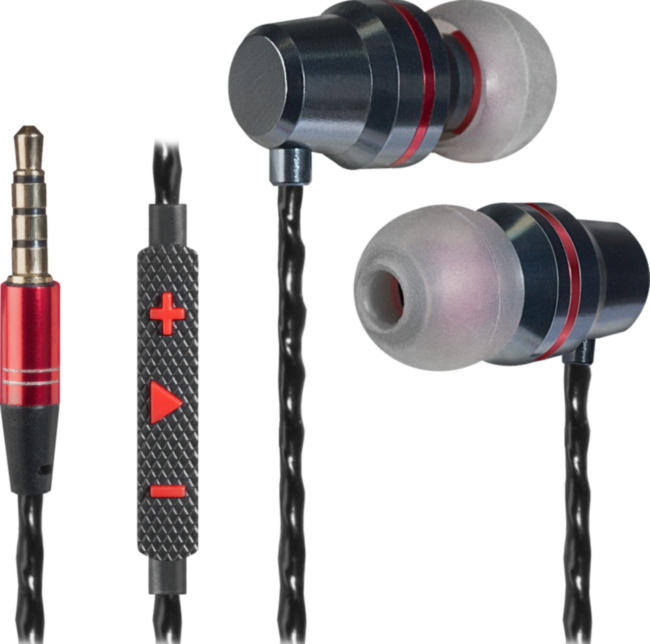 Defender Гарнитура для смартфонов Tanto черный+серый, кабель 1,2 м Defender Tanto