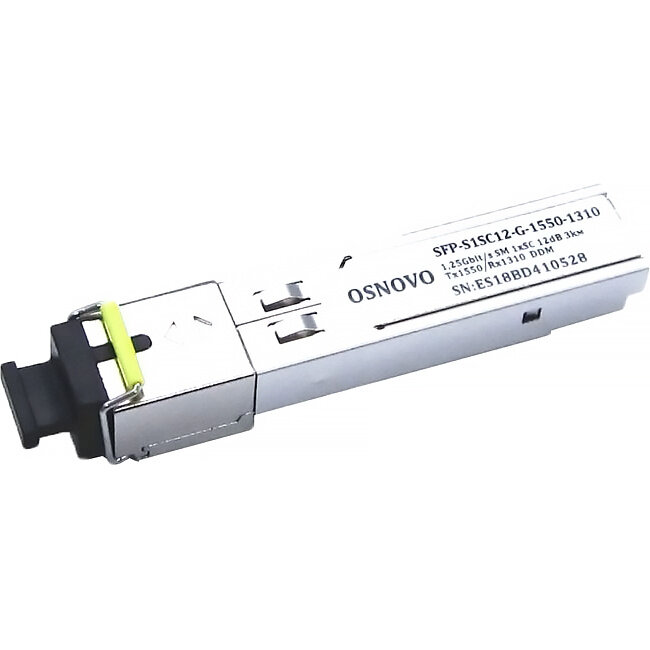 Модуль OSNOVO SFP-S1SC12-G-1550-1310