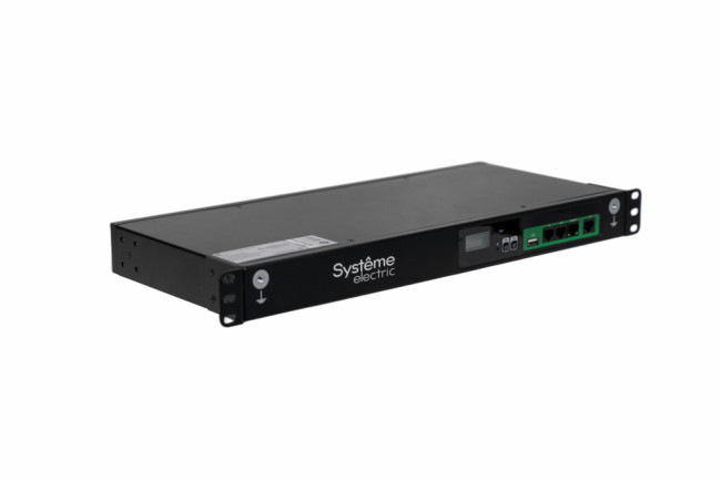 БРП Uniprom, с мониторингом, 1U, 240В, 1Ф, 16A, 10xC13 2xC19, 2м, IEC320 C20 SYSTEME ELECTRIC UP7821