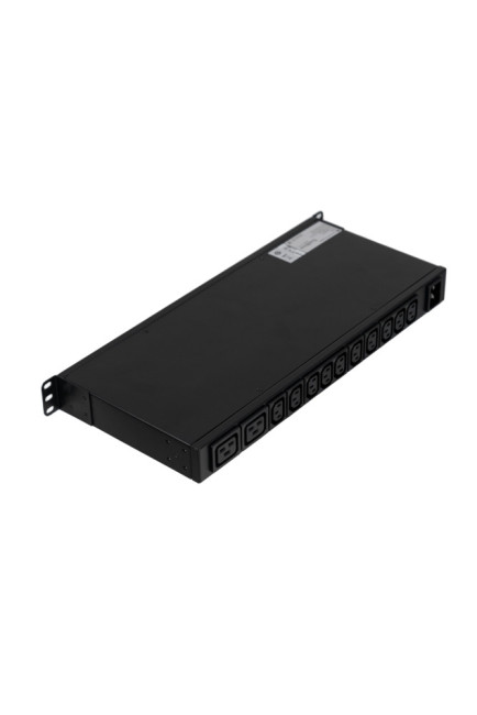 БРП Uniprom, с мониторингом, 1U, 240В, 1Ф, 16A, 10xC13 2xC19, 2м, IEC320 C20 SYSTEME ELECTRIC UP7821