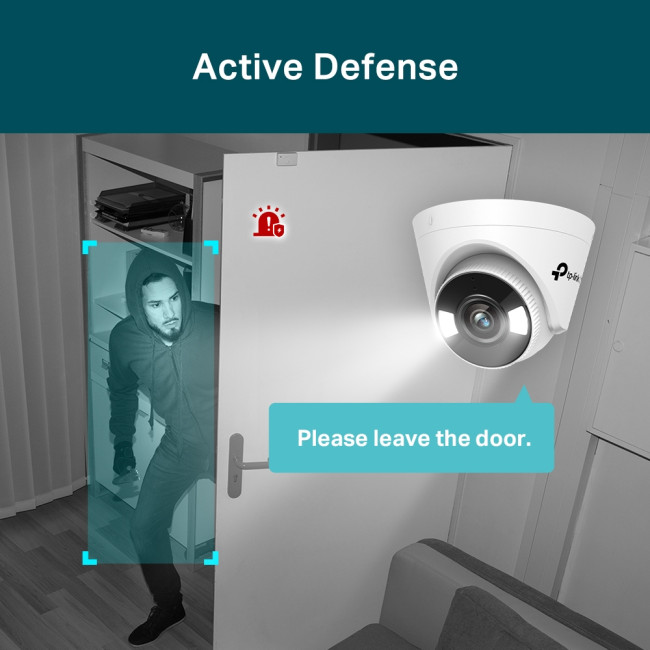 Турельная камера 5 Мп с цветным ночным видением TP-Link VIGI C450(2.8mm)