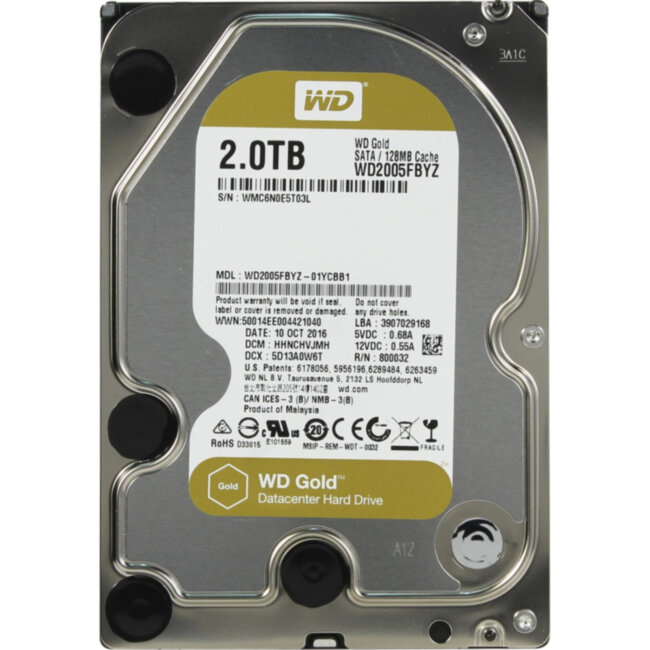 Жесткий диск Western Digital Gold 2TB (WD2005FBYZ)