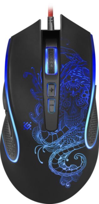 Defender Проводная игровая мышь Venom GM-640L оптика,8кнопок,3200dpi Defender Venom GM-640L