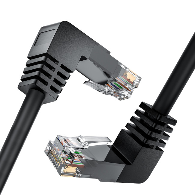 GCR Патч-корд 0.5m UTP кат.6, черный, верхний/верхний угол, литой, ethernet high speed, RJ45, T568B Greenconnect GCR-54020 GCR Патч-корд 0.5m UTP кат.6, черный, верхний/верхний угол, литой, ethernet high speed, RJ45, T568B Greenconnect GCR-54020