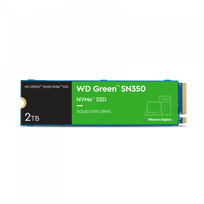 Твердотельный накопитель WD Green SN350 WDS200T3G0C Твердотельный накопитель WD Green SN350 WDS200T3G0C