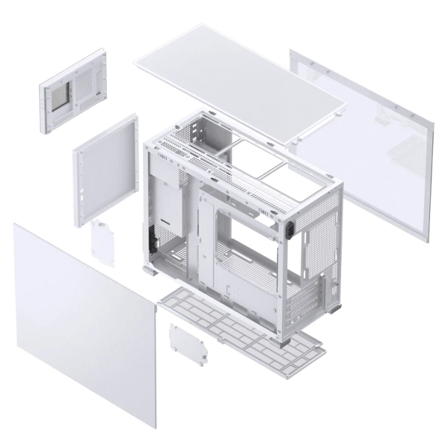 Корпус без блока питания JONSBO D31 STD SCREEN White