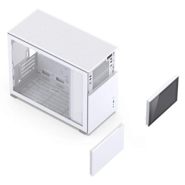 Корпус без блока питания JONSBO D31 STD SCREEN White