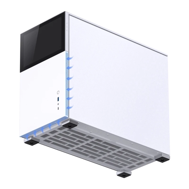 Корпус без блока питания JONSBO D31 STD SCREEN White