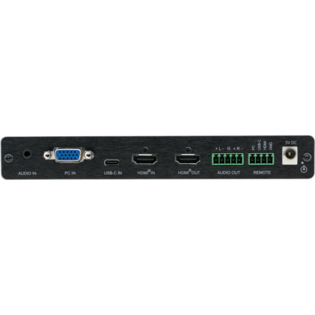 Масштабатор VGA / YUV, HDMI и USB-C в HDMI; поддержка 4К60 4:4:4 Kramer VP-426C Масштабатор VGA / YUV, HDMI и USB-C в HDMI; поддержка 4К60 4:4:4 Kramer VP-426C