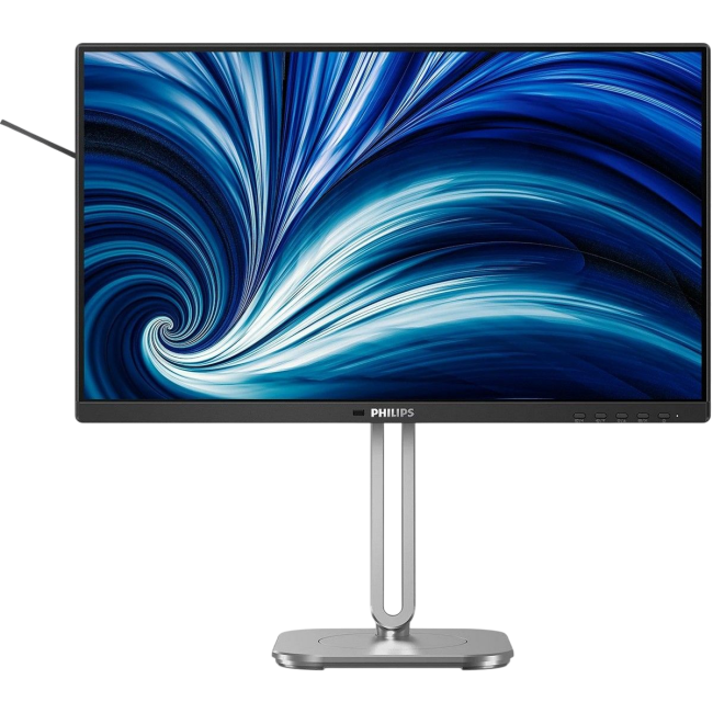 Монитор Philips 24B2N4200 23.8'', 1920x1080, IPS, 120hz, 50M:1, 300cd, 4ms, VGA, HDMI 1.4, DP 1.2, 4xUSB 3.2, Speakers, H. adj 150mm, pivot, VESA, 3Y, Black Philips 24B2N4200 Монитор Philips 24B2N4200 23.8'', 1920x1080, IPS, 120hz, 50M:1, 300cd, 4ms, VGA, HDMI 1.4, DP 1.2, 4xUSB 3.2, Speakers, H. adj 150mm, pivot, VESA, 3Y, Black Philips 24B2N4200
