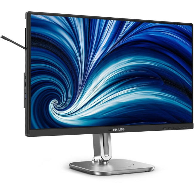 Монитор Philips 24B2N4200 23.8'', 1920x1080, IPS, 120hz, 50M:1, 300cd, 4ms, VGA, HDMI 1.4, DP 1.2, 4xUSB 3.2, Speakers, H. adj 150mm, pivot, VESA, 3Y, Black Philips 24B2N4200 Монитор Philips 24B2N4200 23.8'', 1920x1080, IPS, 120hz, 50M:1, 300cd, 4ms, VGA, HDMI 1.4, DP 1.2, 4xUSB 3.2, Speakers, H. adj 150mm, pivot, VESA, 3Y, Black Philips 24B2N4200