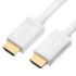 Greenconnect Кабель 0.3m HDMI версия 2.0 HDR 4:2:2, Ultra HD, 4K 60 fps 60Hz/5K*30Hz, 3D, AUDIO, 18.0 Гбит/с, 28/28 AWG, OD7.3mm, тройной экран, белый, GCR-HM761-0.3m Greenconnect HDMI (m) - HDMI (m) 0.3м